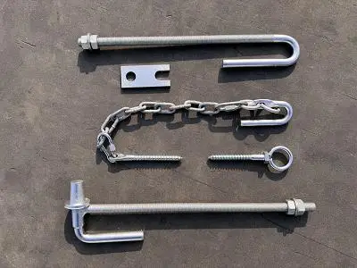 Galvanised Farm Gate Hinge Kit
