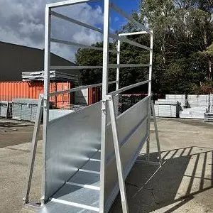 Hot Dip Gal Cattle Loading Ramp