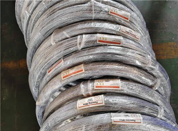 Hot Dipped Galvanised High Tensile Plain Wire